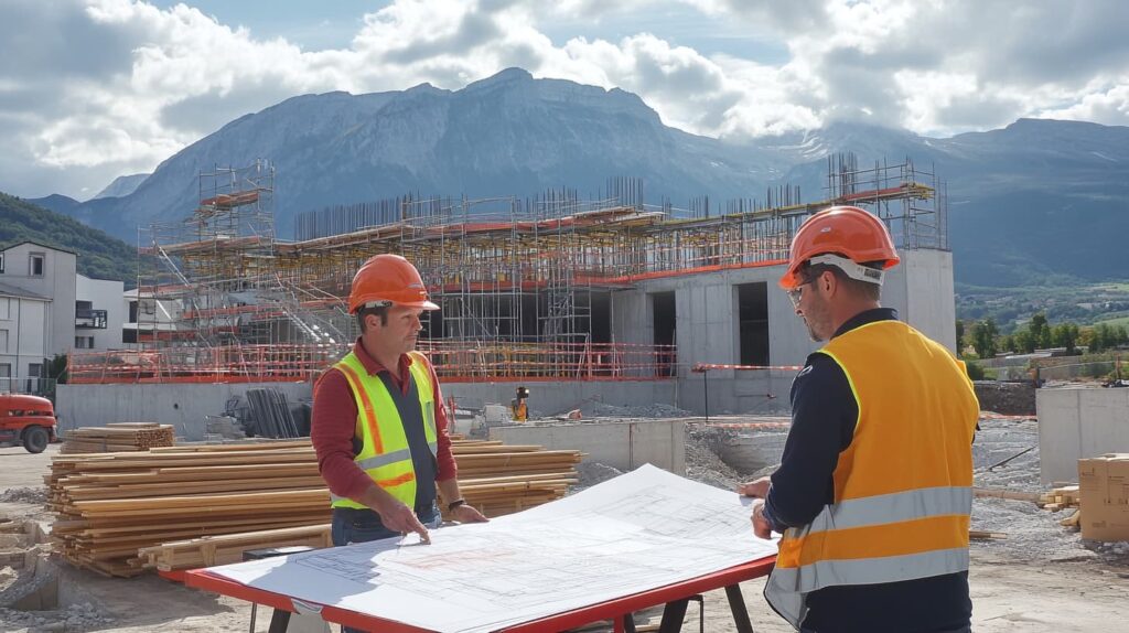 a construction project in the auvergne rhone alpes